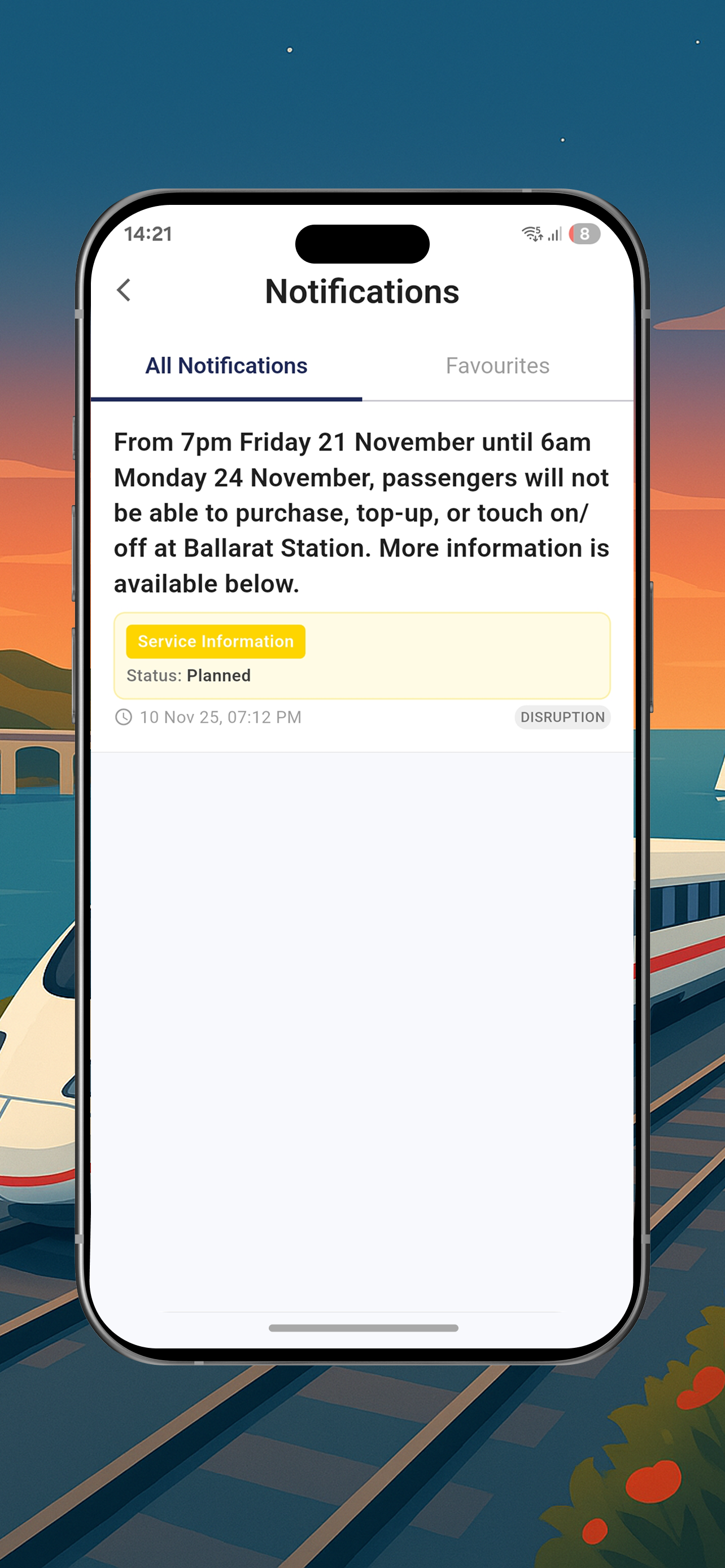 Australia Train Schedule AI Chat - Schedule View